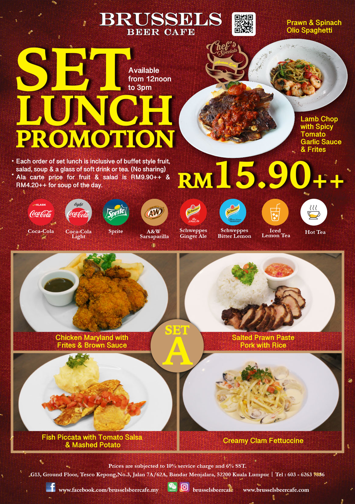 Brussels Kepong_Set Lunch_Menu_A5 Size_Dec 2019_SET A_V2 Euro Bier